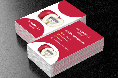 Jabłkowa waga, Zdrowie i uroda, Dietetyk - Wizytówki Netprint