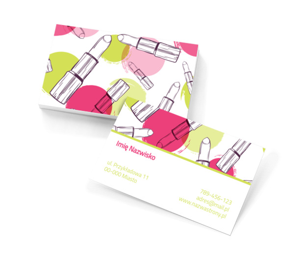 Z urodą za pan brat, Zdrowie i uroda, Wizaż - Wizytówki Netprint szablony online