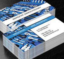 Naprawa w kilka chwil, Motoryzacja, Mechanik - Wizytówki Netprint