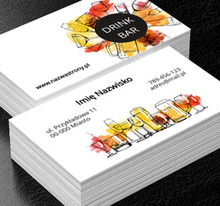 Profesjonalne orzeźwienie, Gastronomia, Bar - Wizytówki Netprint