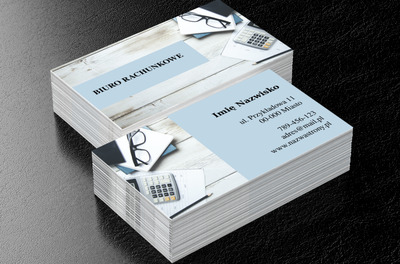 Księgowość na najwyższym poziomie!, Finanse i ubezpieczenia, Biuro rachunkowe - Wizytówki Netprint