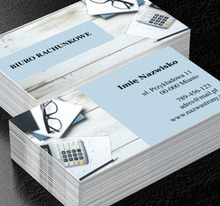 Księgowość na najwyższym poziomie!, Finanse i ubezpieczenia, Biuro rachunkowe - Wizytówki Netprint