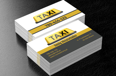Transport na piątkę, Transport, Taxi - Wizytówki Netprint