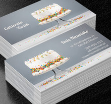 Słodko i profesjonalnie, Gastronomia, Cukiernia - Wizytówki Netprint