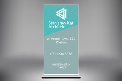 Geometryczny ideał, Budownictwo, Architektura - Roll-up Netprint