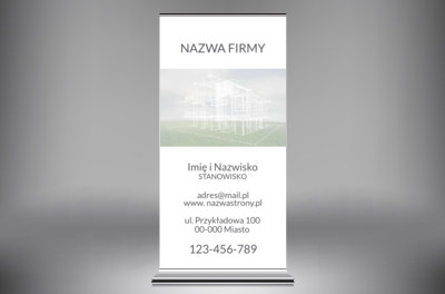 Musi być fachowo, Budownictwo, Deweloper - Roll-up Netprint