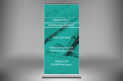 Moc zieleni, Budownictwo, Architektura - Roll-up Netprint