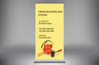 Bogactwo barw, Budownictwo, Firma budowlana - Roll-up Netprint