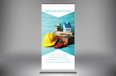 Siła kolorów, Budownictwo, Firma budowlana - Roll-up Netprint