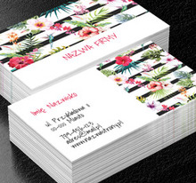 Żyj kolorowo, Motywy, Roślinne - Wizytówki Netprint