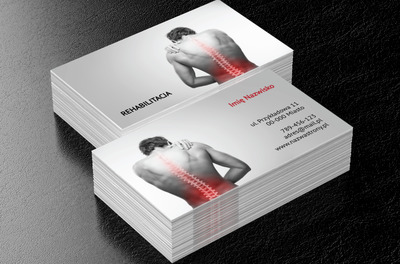 W trosce o zdrowie, Medycyna, Rehabilitacja - Wizytówki Netprint