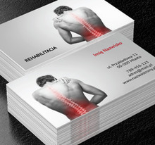 W trosce o zdrowie, Medycyna, Rehabilitacja - Wizytówki Netprint