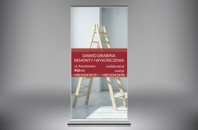 Fachowiec, który sięga wyżej, Budownictwo, Remont i wykończenia - Roll-up Netprint