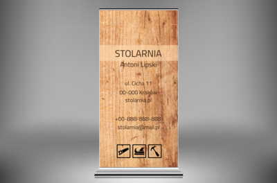 Po nitce do kłębka, po desce do stolarza, Budownictwo, Remont i wykończenia - Roll-up Netprint