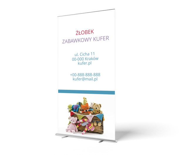 Metoda na sukces!, Edukacja, Żłobek - Roll-up Netprint szablony online