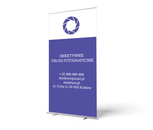 W prostocie siła!, Fotografia, Usługi fotograficzne - Roll-up Netprint szablony online