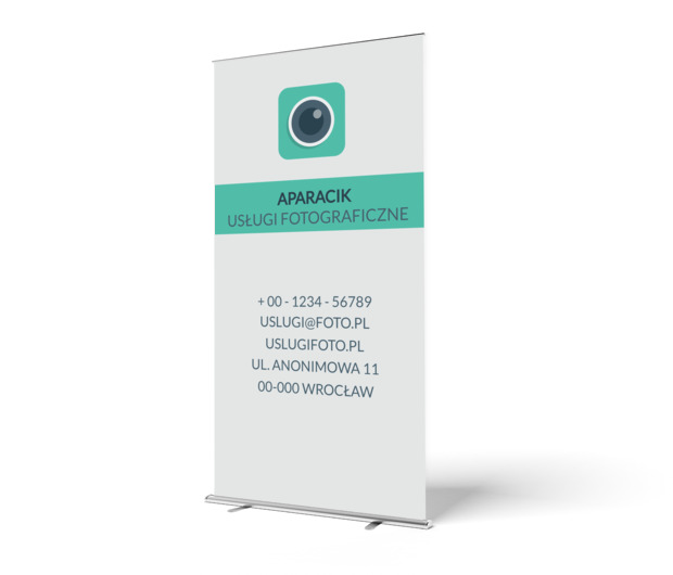 Nowoczesność przede wszystkim, Fotografia, Usługi fotograficzne - Roll-up Netprint szablony online
