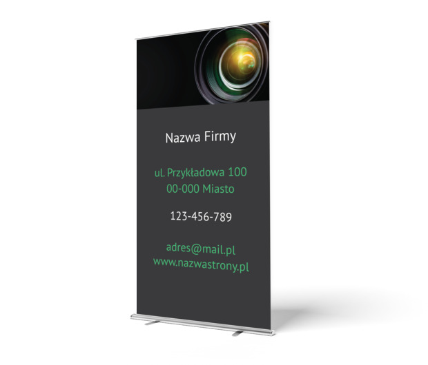 Nowoczesność w najlepszym stylu, Fotografia, Wideofilmowanie - Roll-up Netprint szablony online