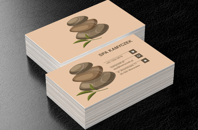 Kamienie relaksacyjne, Zdrowie i uroda, SPA - Wizytówki Netprint