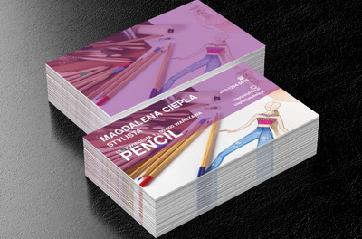 Kolorowa stylizacja, Zdrowie i uroda, Stylista - Wizytówki Netprint