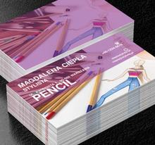 Kolorowa stylizacja, Zdrowie i uroda, Stylista - Wizytówki Netprint