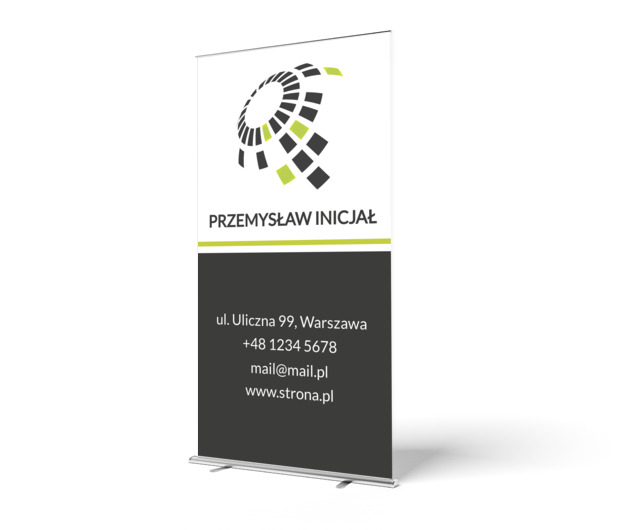 Reklamuj się mobilnie, stylowo i nowocześnie, Motywy, Uniwersalne - Roll-up Netprint szablony online