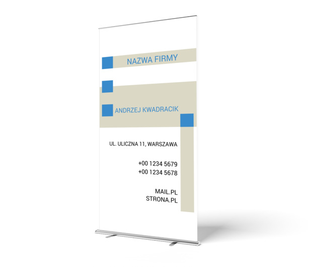 Geometryczna uniwersalność, Motywy, Uniwersalne - Roll-up Netprint szablony online