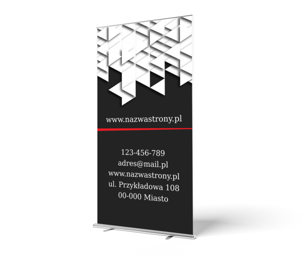 Wyjątkowa reklama mobilna, Motywy, Uniwersalne - Roll-up Netprint szablony online