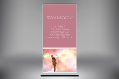 Niezapomniane imprezy, Rozrywka, Zespół muzyczny - Roll-up Netprint