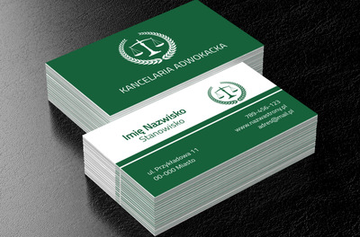 W służbie sprawiedliwości, Prawo, Kancelaria adwokacka - Wizytówki Netprint