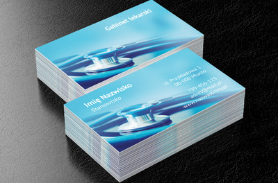 Pomoc pacjentowi, Medycyna, Lekarz - Wizytówki Netprint