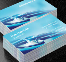 Pomoc pacjentowi, Medycyna, Lekarz - Wizytówki Netprint