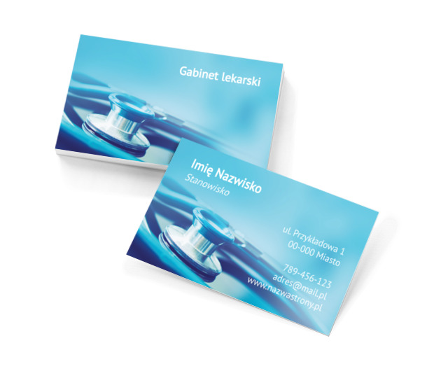 Pomoc pacjentowi, Medycyna, Lekarz - Wizytówki Netprint szablony online