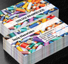 Uszyte z marzeń, Usługi domowe, Usługi krawieckie - Wizytówki Netprint