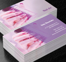 Manicure na medal, Zdrowie i uroda, Salon kosmetyczny - Wizytówki Netprint