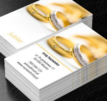 Sto procent szyku, Sprzedaż, Jubiler - Wizytówki Netprint