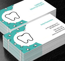 Zdrowe zęby, Medycyna, Stomatologia - Wizytówki Netprint