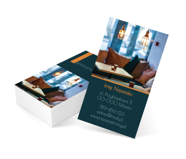 Gastronomia na poziomie, Gastronomia, Restauracja - Wizytówki Netprint szablony online