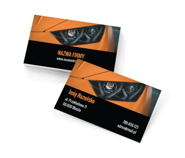 Nowoczesne wydanie motoryzacji, Motoryzacja, Dealer - Wizytówki Netprint szablony online