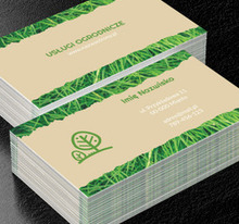 Moc zieleni, Środowisko i Przyroda, Usługi ogrodnicze - Wizytówki Netprint