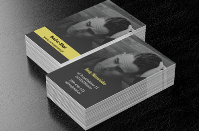 Piękno w męskim wydaniu, Zdrowie i uroda, Salon fryzjerski - Wizytówki Netprint