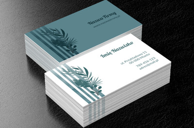 Elegancja motywów florystycznych, Motywy, Roślinne - Wizytówki Netprint