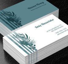 Elegancja motywów florystycznych, Motywy, Roślinne - Wizytówki Netprint