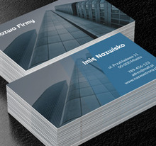 Zachwycająca nowoczesność, Nieruchomość, Biuro nieruchomości - Wizytówki Netprint