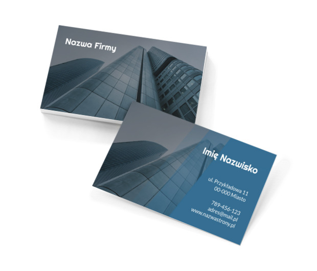 Zachwycająca nowoczesność, Nieruchomość, Biuro nieruchomości - Wizytówki Netprint szablony online