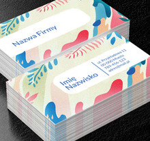 Niezwykłość barw, Motywy, Tła i tekstury - Wizytówki Netprint