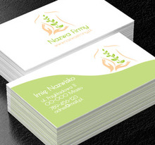 Naturalnie i zdrowo, Medycyna, Masażysta - Wizytówki Netprint