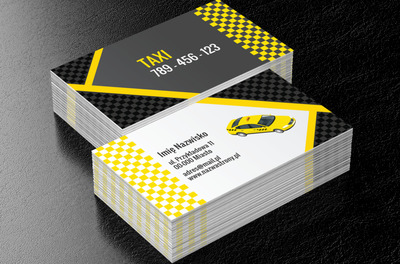 Dokąd jedziemy?, Transport, Taxi - Wizytówki Netprint