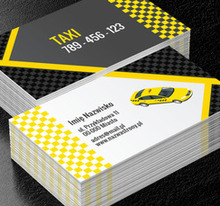 Dokąd jedziemy?, Transport, Taxi - Wizytówki Netprint