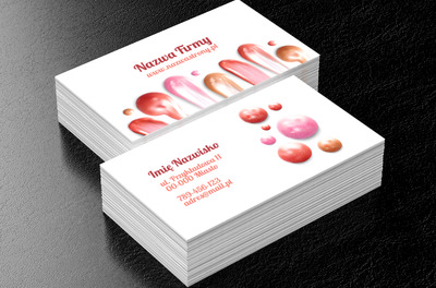 W świecie piękna, Zdrowie i uroda, Salon kosmetyczny - Wizytówki Netprint